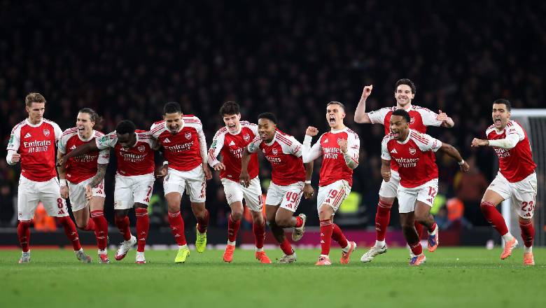 Nightmare for Lacroix! Arsenal advance to Carabao Cup Semi-Finals after epic penalty shootout against Crystal Palace - Ảnh 2
