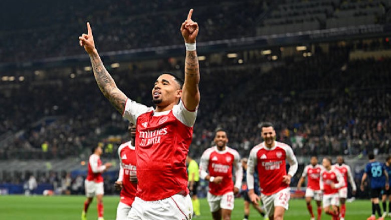 Europe conquered! Gabriel Jesus scores twice, Arsenal smash Inter Milan to maintain perfect Champions League record - Ảnh 1