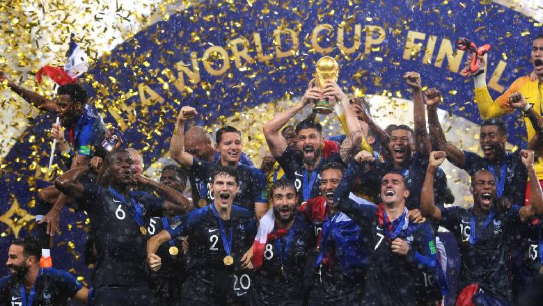 Top 5 most viewed football matches in the world: 1.5 billion watched Lionel Messi lift the World Cup trophy - Ảnh 2