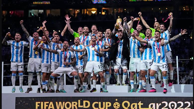 Top 5 most viewed football matches in the world: 1.5 billion watched Lionel Messi lift the World Cup trophy - Ảnh 3